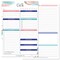 bloom daily planners Planning Pad, 6&#x22; x 9&#x22;, Double Sided Planning Pad, Plan with Laur